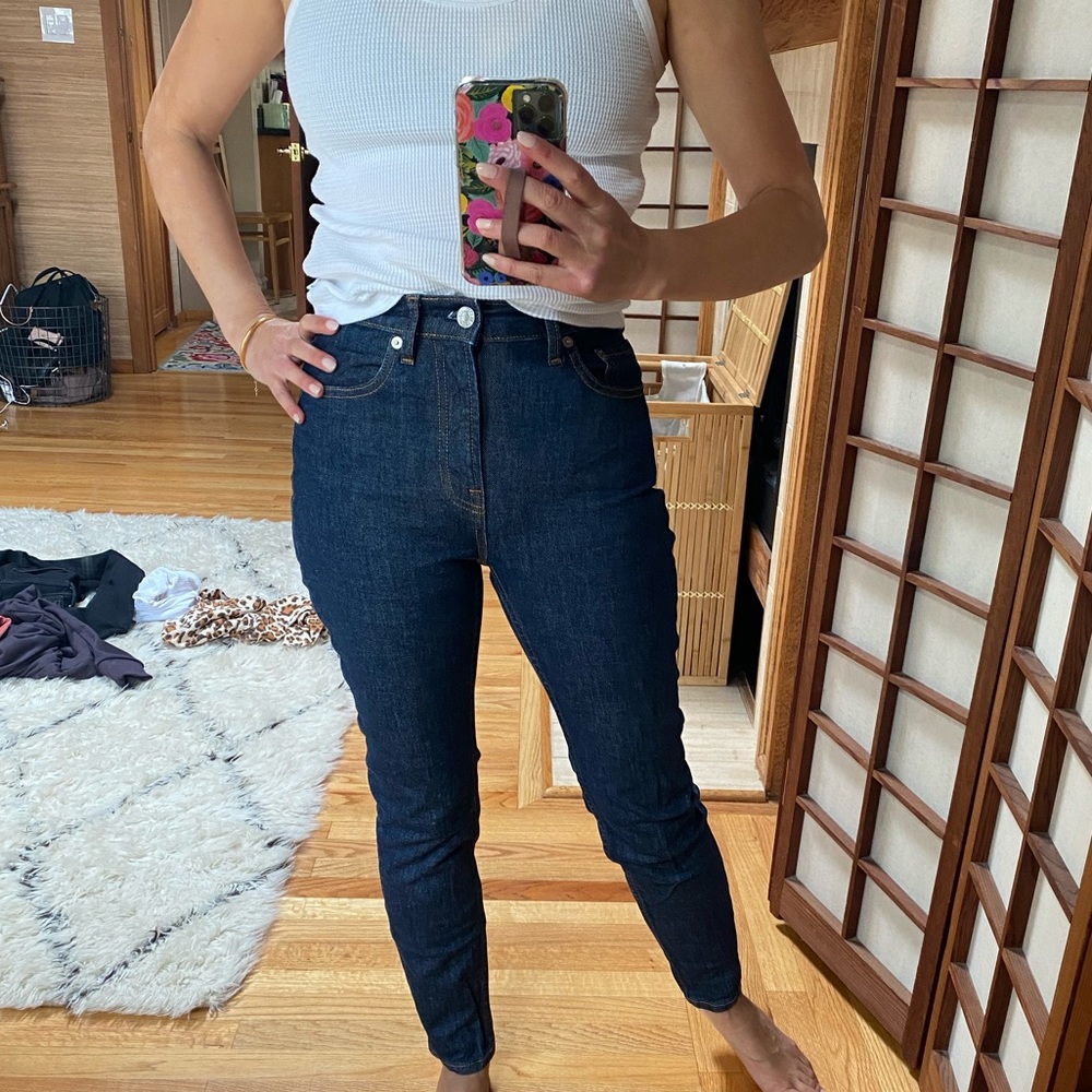Everlane high rise skinny Jean